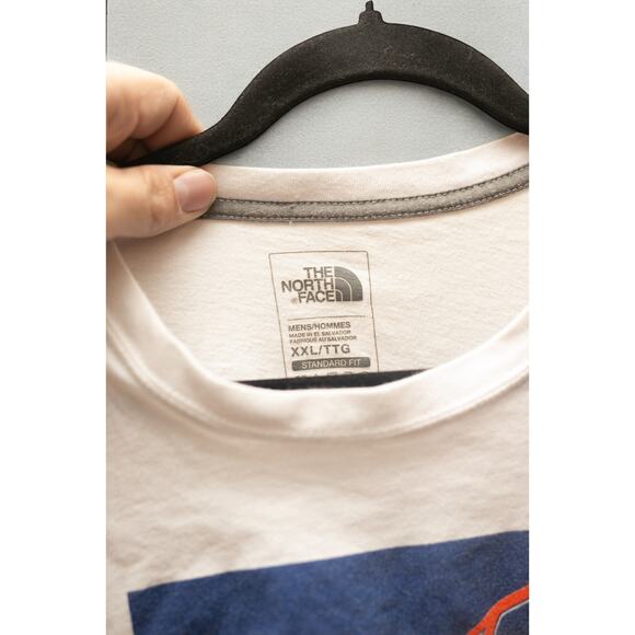 The North Face Fine Alpine Equipment Graphic Tee XXL – Retro Orange & Navy Print - Picture 3 of 3